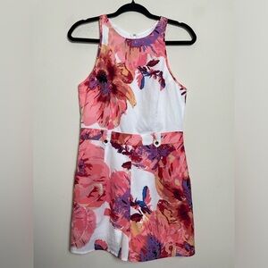 NWT Yumi Kim‎ Watercolor Floral Sleeveless Romper - S